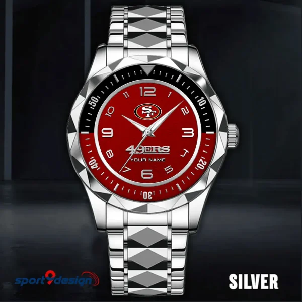 San Francisco 49ers Business Watch For Men Luxury Waterproof Stainless Steel New Design 2025 ANZDMW798 - Image 5