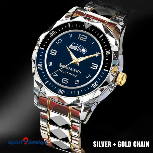 Seattle Seahawks Business Watch For Men Luxury Waterproof Stainless Steel New Design 2025 ANZDMW799 - Image 2