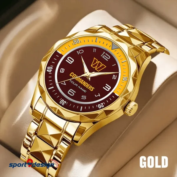 Washington Commanders Business Watch For Men Luxury Waterproof Stainless Steel New Design 2025 ANZDMW802 - Image 3