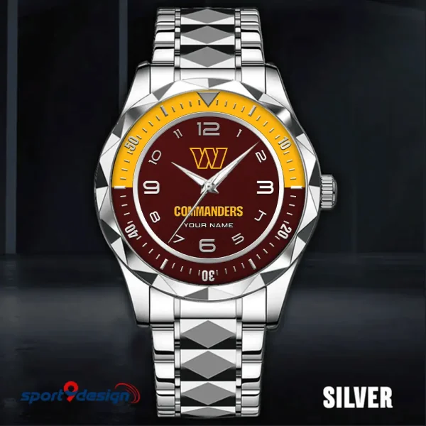 Washington Commanders Business Watch For Men Luxury Waterproof Stainless Steel New Design 2025 ANZDMW802 - Image 5