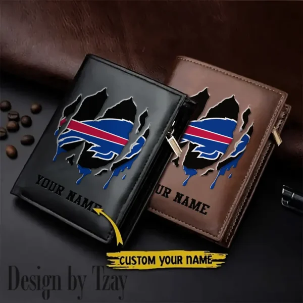 Buffalo Bills Leather Vertical Men Wallet Gifts For Fans SPTLVW886