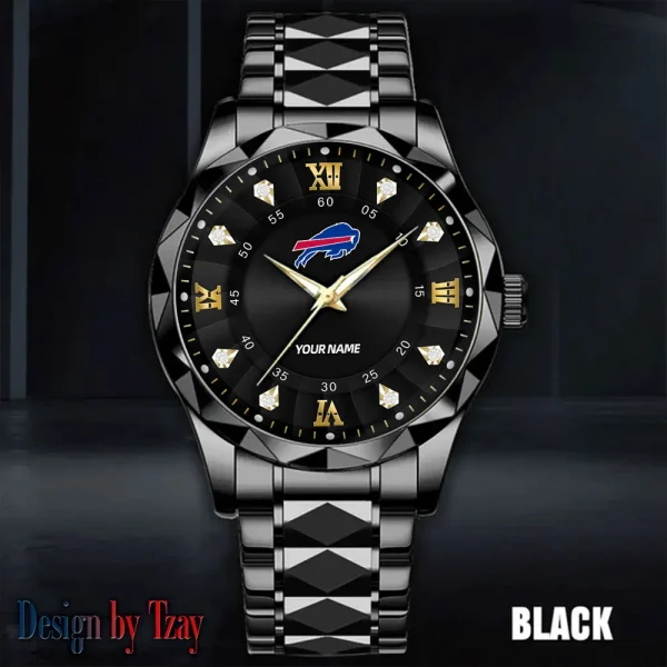 Buffalo Bills Business Watch For Men Automatic Mechanical Stainless Steel Band 2025 SPTDMW806 - Image 5