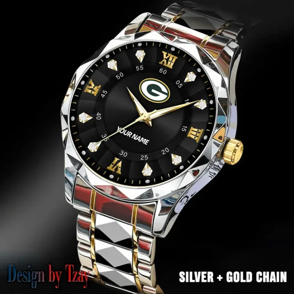 Green Bay Packers Business Watch For Men Automatic Mechanical Stainless Steel Band 2025 SPTDMW814 - Image 3