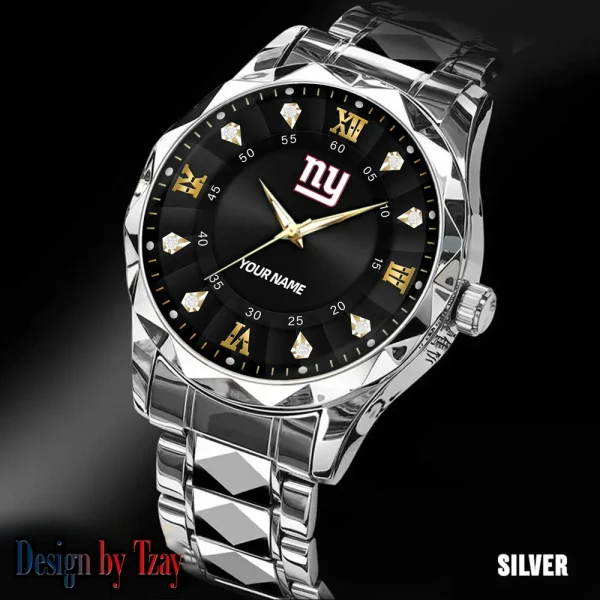 New York Giants Business Watch For Men Automatic Mechanical Stainless Steel Band 2025 SPTDMW827 - Image 2