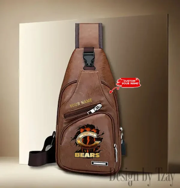 Chicago Bears Fashion Men Chest Bag Single Strap Anti-theft New 2025 SPTLTSLINGBAG231 - Image 4