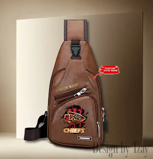 Kansas City Chiefs Fashion Men Chest Bag Single Strap Anti-theft New 2025 SPTLTSLINGBAG241 - Image 2