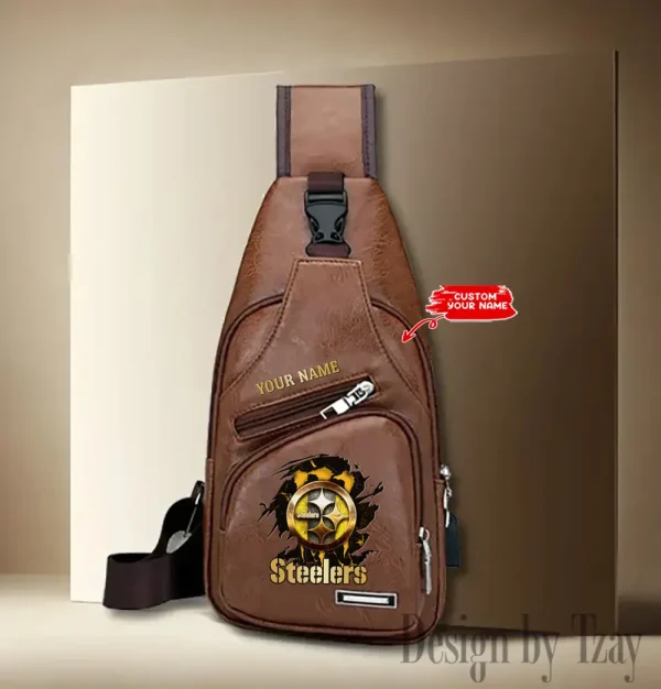 Pittsburgh Steelers Fashion Men Chest Bag Single Strap Anti-theft New 2025 SPTLTSLINGBAG252 - Image 2