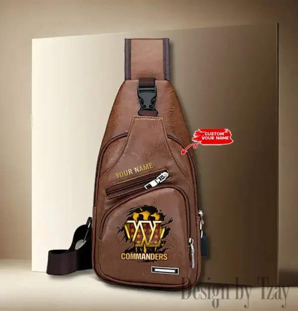 Washington Commanders Fashion Men Chest Bag Single Strap Anti-theft New 2025 SPTLTSLINGBAG257 - Image 4