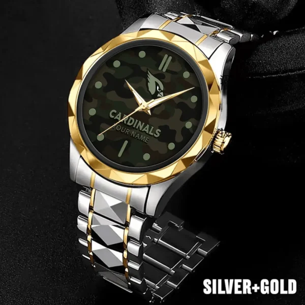 Arizona Cardinals Business Watch For Men Luxury Waterproof Stainless Steel New Design 2025 ANZDMW835
