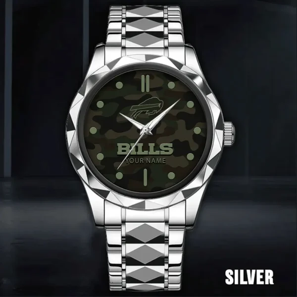 Buffalo Bills Business Watch For Men Luxury Waterproof Stainless Steel New Design 2025 ANZDMW838 - Image 5