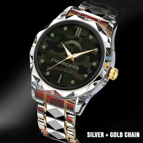 Los Angeles Chargers Watch For Men Automatic Mechanical Stainless Steel Band 2025 ANZDMW852 - Image 4
