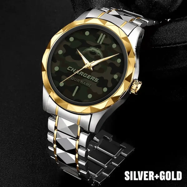 Los Angeles Chargers Watch For Men Automatic Mechanical Stainless Steel Band 2025 ANZDMW852