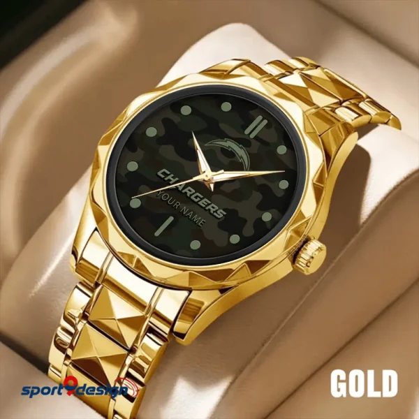 Los Angeles Chargers Watch For Men Automatic Mechanical Stainless Steel Band 2025 ANZDMW852 - Image 5