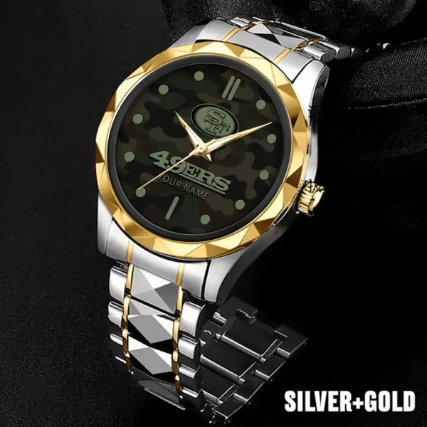 San Francisco 49ers Watch For Men Automatic Mechanical Stainless Steel Band 2025 ANZDMW862
