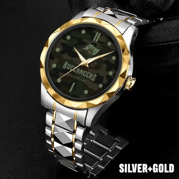 Tampa Bay Buccaneers Watch For Men Automatic Mechanical Stainless Steel Band 2025 ANZDMW864