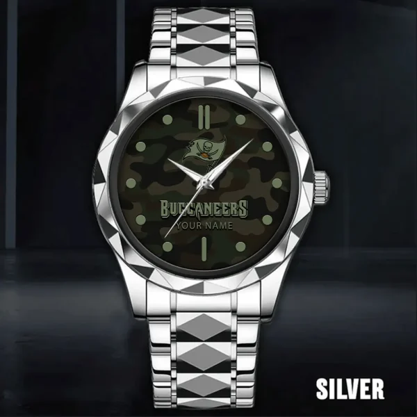 Tampa Bay Buccaneers Watch For Men Automatic Mechanical Stainless Steel Band 2025 ANZDMW864 - Image 5