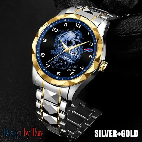 Buffalo Bills Luxury Automatic Stainless Steel Business Waterproof Watches For Men's 2025 ANZDMW870