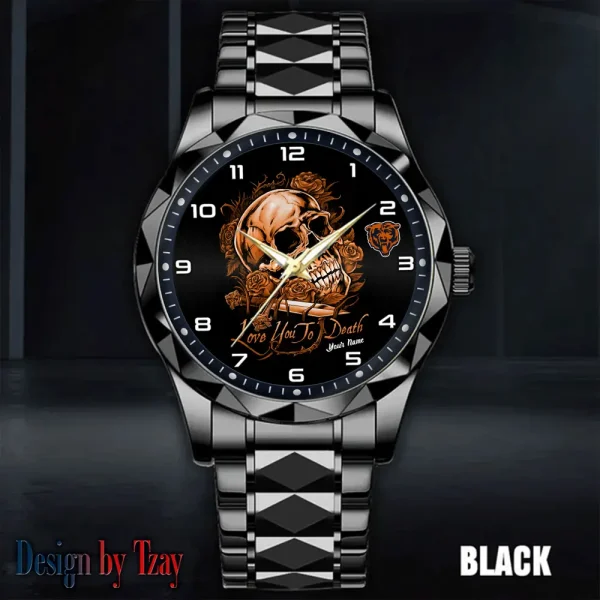 Chicago Bears Luxury Automatic Stainless Steel Business Waterproof Watches For Men's 2025 ANZDMW872 - Image 4