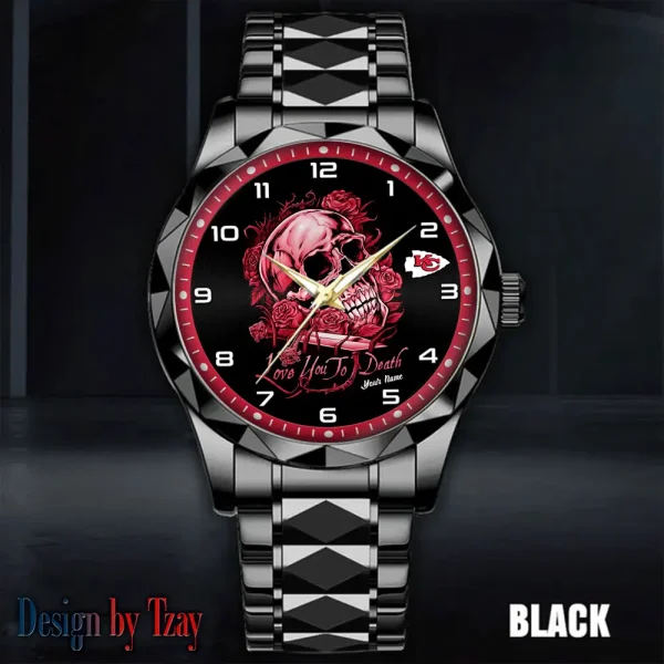 Kansas City Chiefs Luxury Automatic Stainless Steel Business Waterproof Watches For Men's 2025 ANZDMW882 - Image 5