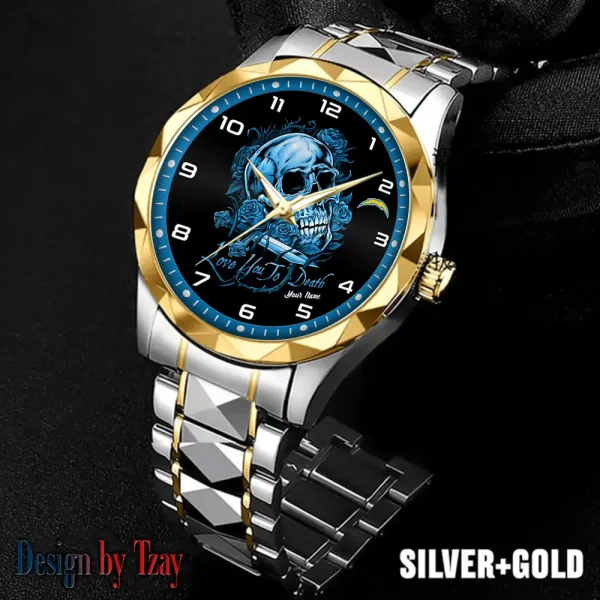 Los Angeles Chargers Luxury Automatic Stainless Steel Business Waterproof Watches For Men's 2025 ANZDMW884