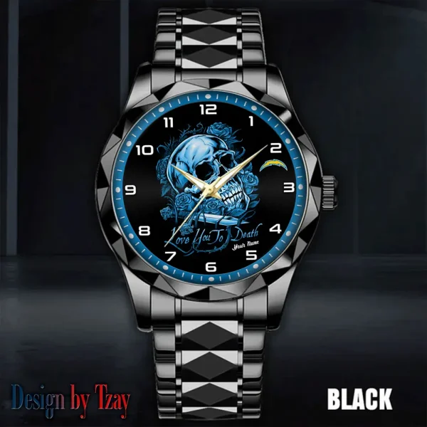 Los Angeles Chargers Luxury Automatic Stainless Steel Business Waterproof Watches For Men's 2025 ANZDMW884 - Image 5