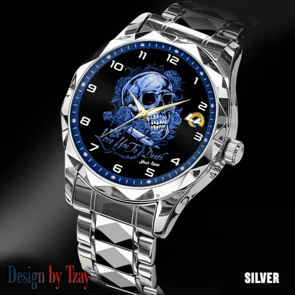 Los Angeles Rams Luxury Automatic Stainless Steel Business Waterproof Watches For Men's 2025 ANZDMW885 - Image 2