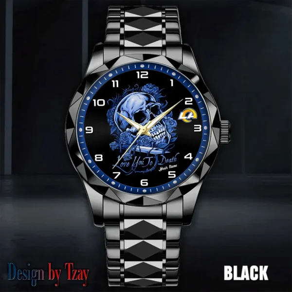 Los Angeles Rams Luxury Automatic Stainless Steel Business Waterproof Watches For Men's 2025 ANZDMW885 - Image 3