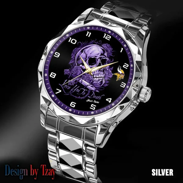 Minnesota Vikings Luxury Automatic Stainless Steel Business Waterproof Watches For Men's 2025 ANZDMW887 - Image 2