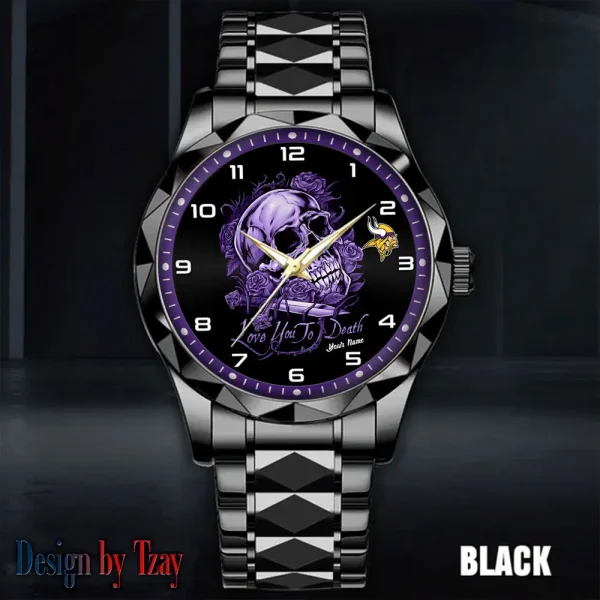 Minnesota Vikings Luxury Automatic Stainless Steel Business Waterproof Watches For Men's 2025 ANZDMW887 - Image 5
