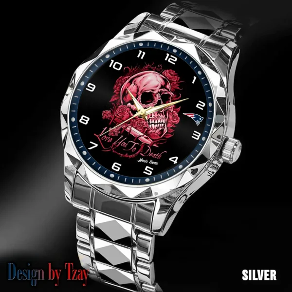 New England Patriots Luxury Automatic Stainless Steel Business Waterproof Watches For Men's 2025 ANZDMW888 - Image 3