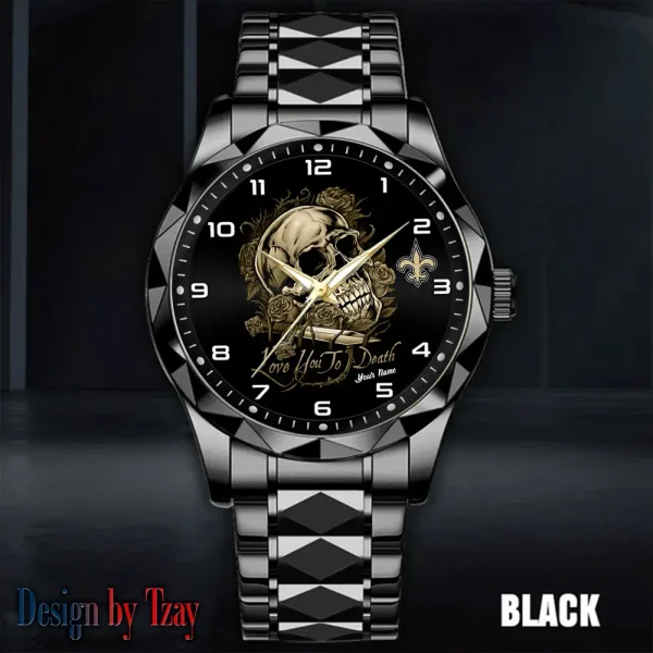 New Orleans Saints Luxury Automatic Stainless Steel Business Waterproof Watches For Men's 2025 ANZDMW889 - Image 2