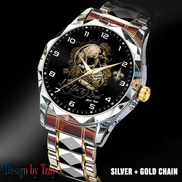 New Orleans Saints Luxury Automatic Stainless Steel Business Waterproof Watches For Men's 2025 ANZDMW889 - Image 3