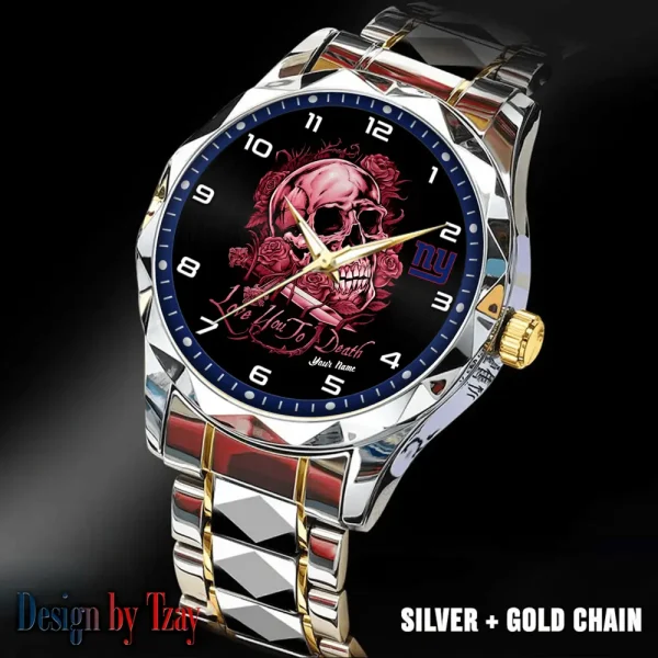 New York Giants Luxury Automatic Stainless Steel Business Waterproof Watches For Men's 2025 ANZDMW890 - Image 2