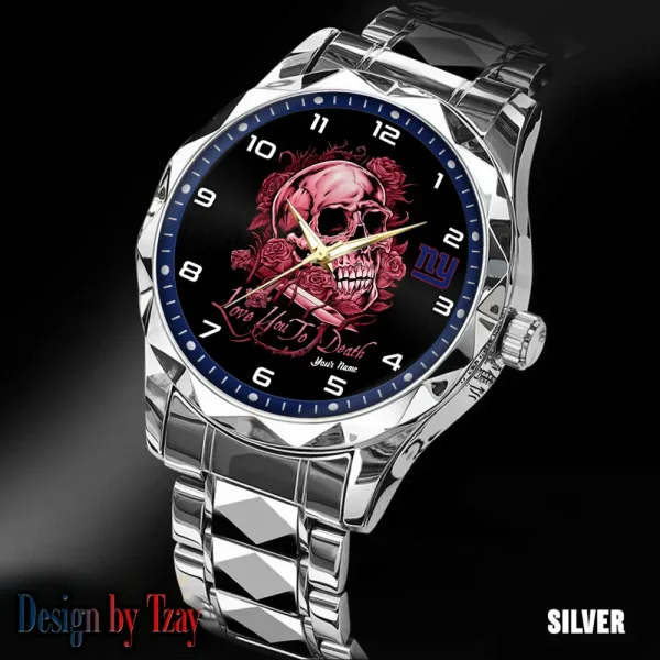 New York Giants Luxury Automatic Stainless Steel Business Waterproof Watches For Men's 2025 ANZDMW890 - Image 3