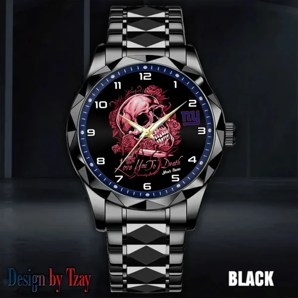 New York Giants Luxury Automatic Stainless Steel Business Waterproof Watches For Men's 2025 ANZDMW890 - Image 5