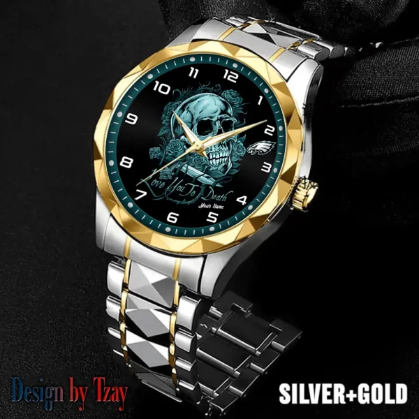 Philadelphia Eagles Luxury Automatic Stainless Steel Business Waterproof Watches For Men's 2025 ANZDMW892