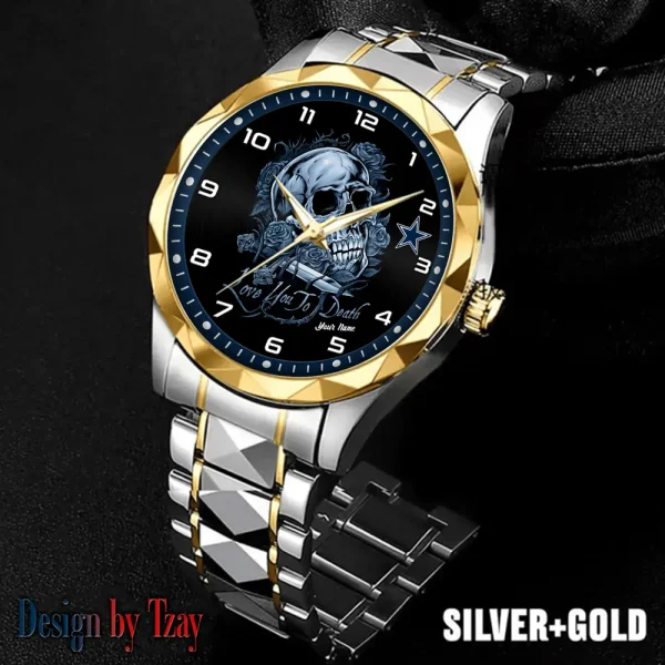 Dallas Cowboys Luxury Automatic Stainless Steel Business Waterproof Watches For Men's 2025 ANZDMW875