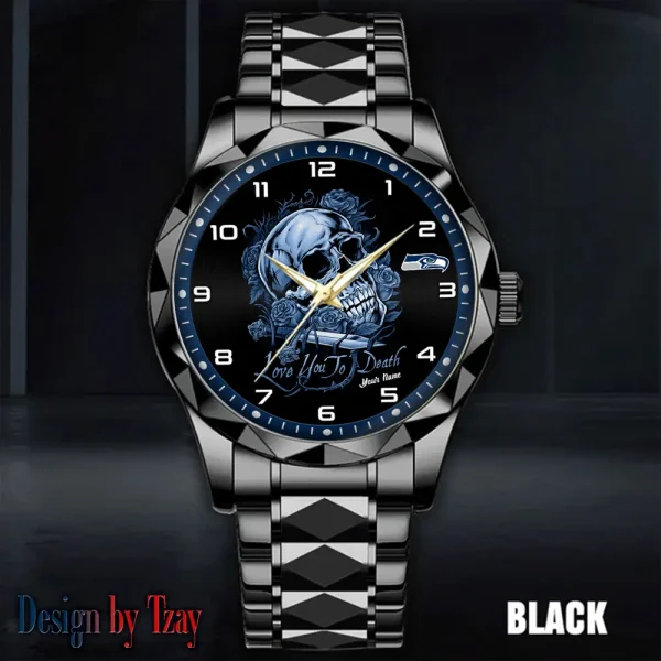 Seattle Seahawks Luxury Automatic Stainless Steel Business Waterproof Watches For Men's 2025 ANZDMW895 - Image 3