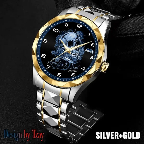 Seattle Seahawks Luxury Automatic Stainless Steel Business Waterproof Watches For Men's 2025 ANZDMW895
