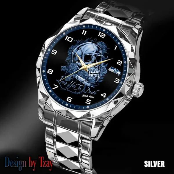 Seattle Seahawks Luxury Automatic Stainless Steel Business Waterproof Watches For Men's 2025 ANZDMW895 - Image 4