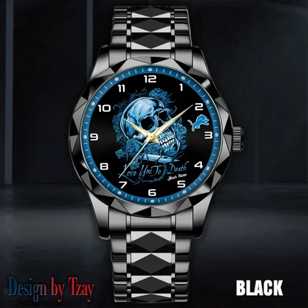Detroit Lions Luxury Automatic Stainless Steel Business Waterproof Watches For Men's 2025 ANZDMW877 - Image 2