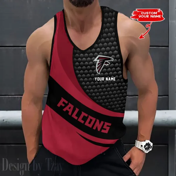 Atlanta Falcons Tank Tops Men 3D Print Sleeveless Vest Active Bodybuilding Cool 2025 ANZ-AZTTS204