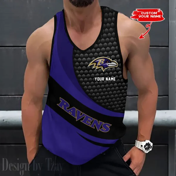 Baltimore Ravens Tank Tops Men 3D Print Sleeveless Vest Active Bodybuilding Cool 2025 ANZ-AZTTS205