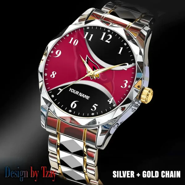 Arizona Cardinals Luxury Automatic Stainless Steel Business Waterproof Watches For Men's 2025 SPTDMW899 - Image 4