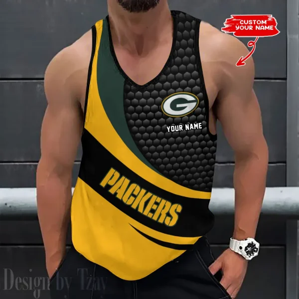 Green Bay Packers Tank Tops Men 3D Print Sleeveless Vest Active Bodybuilding Cool 2025 ANZ-AZTTS214