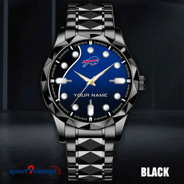 Buffalo Bills Luxury Automatic Stainless Steel Business Waterproof Watches For Men's 2025 SPTDMW934 - Image 2
