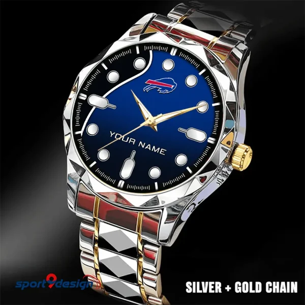 Buffalo Bills Luxury Automatic Stainless Steel Business Waterproof Watches For Men's 2025 SPTDMW934 - Image 3