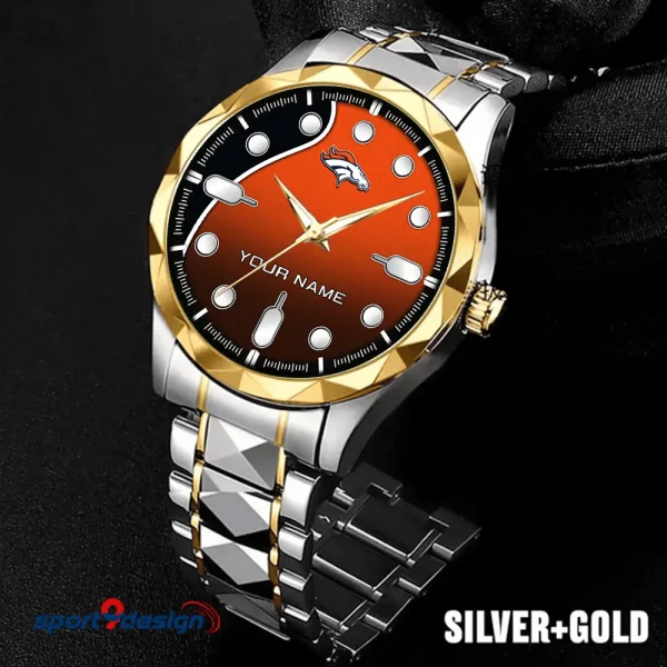 Denver Broncos Luxury Automatic Stainless Steel Business Waterproof Watches For Men's 2025 SPTDMW940