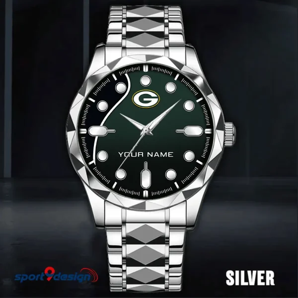 Green Bay Packers Luxury Automatic Stainless Steel Business Waterproof Watches For Men's 2025 SPTDMW942 - Image 2