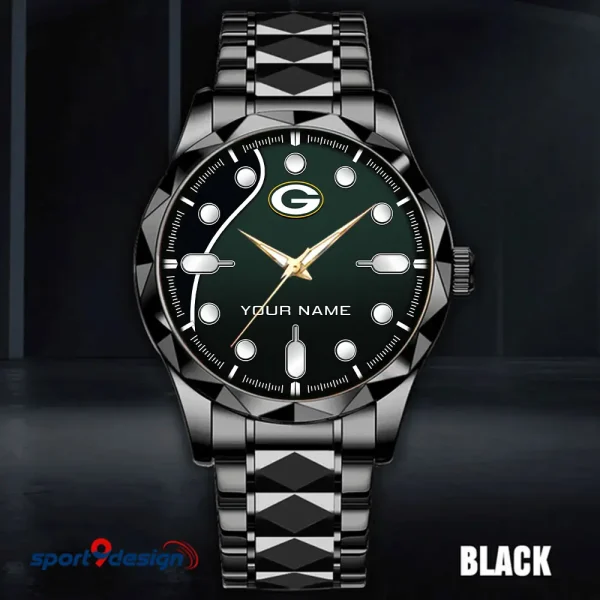 Green Bay Packers Luxury Automatic Stainless Steel Business Waterproof Watches For Men's 2025 SPTDMW942 - Image 4